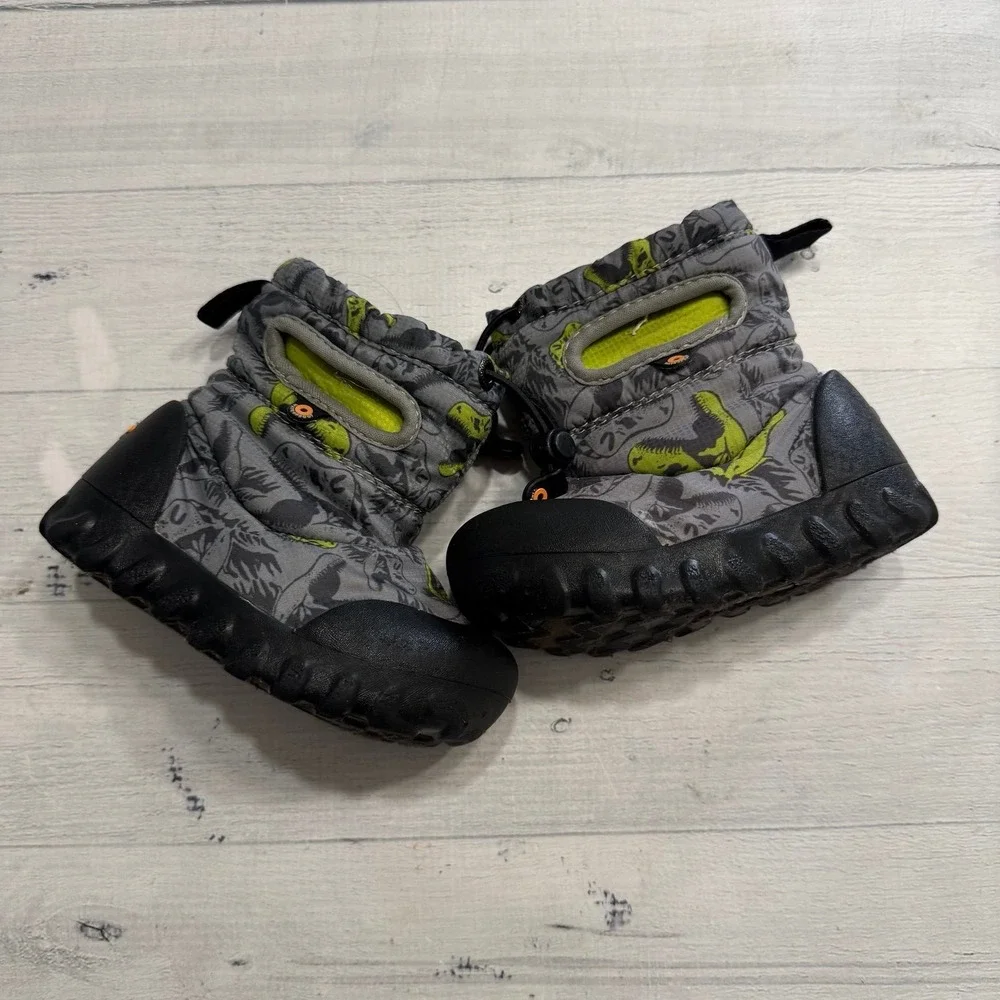 BOGS baby‎ bogs infant boots grey dinosaur size 6